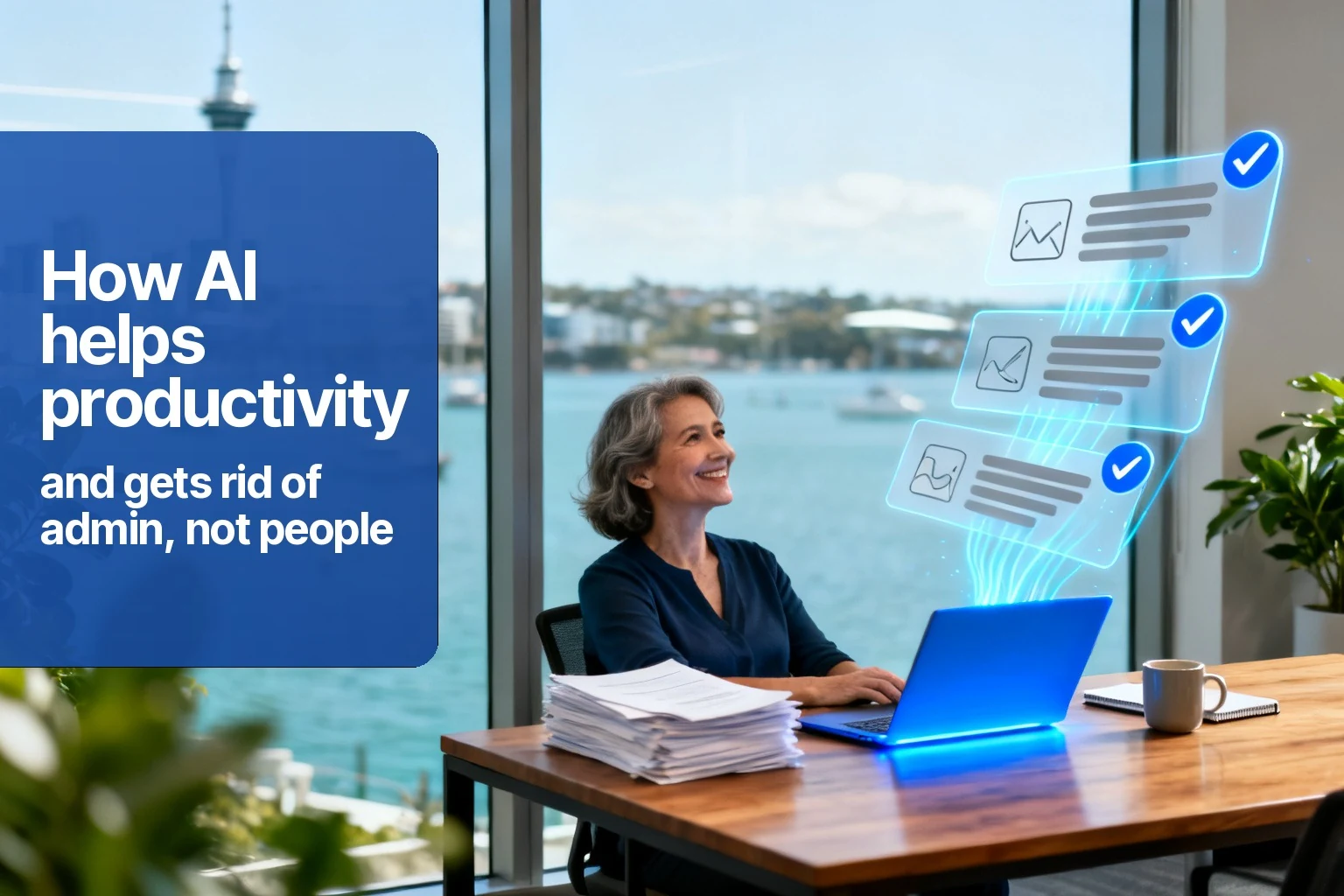 How AI helps productivity and gets rid of admin, not people